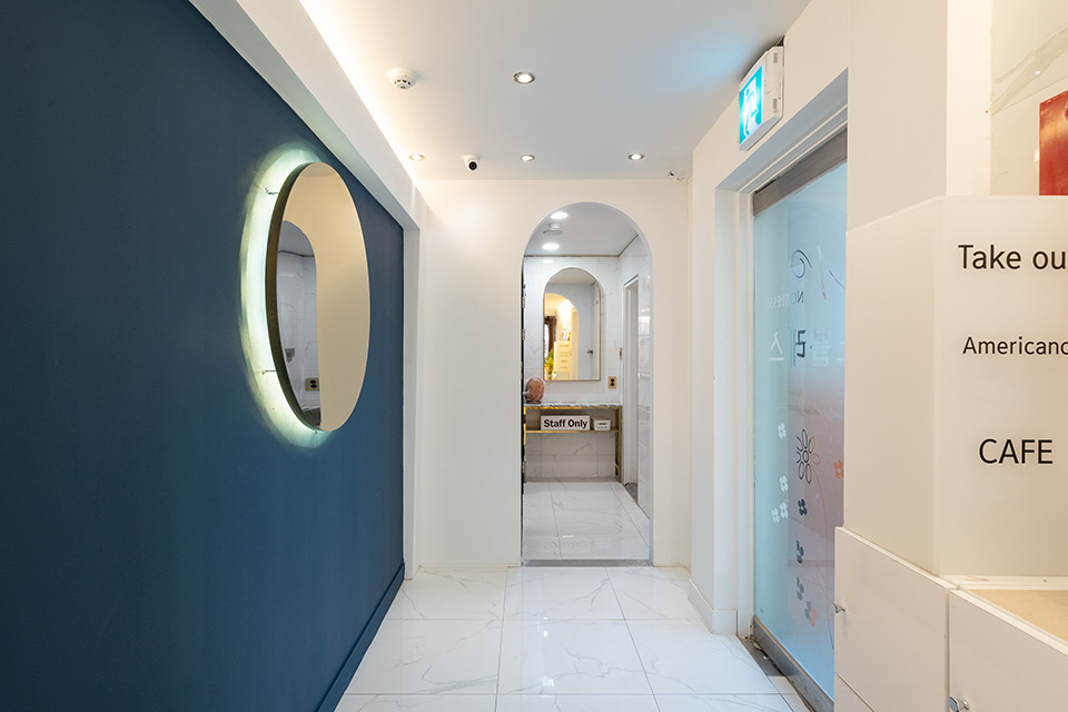 합정역,상수역,홍대입구역,광흥창역 주변 스웨디시 추천 매장 젠틸스웨디시의 전체적인 인테리어 모습