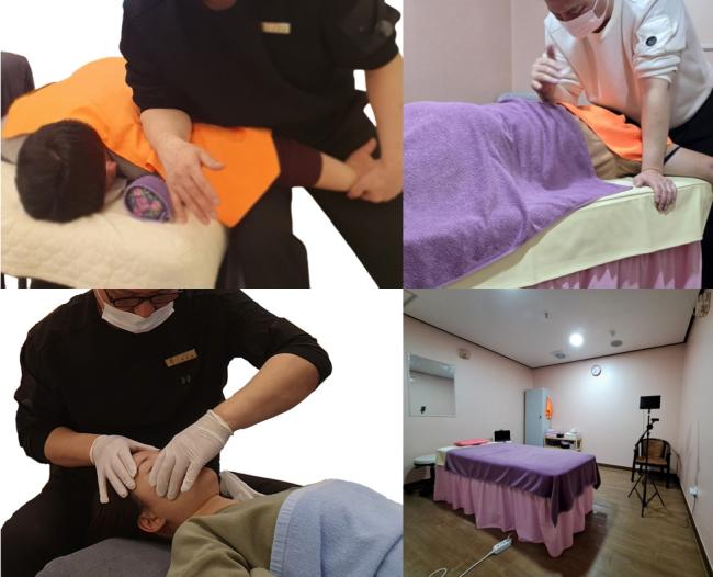 반석동 한국마사지 전문 창조페이스바디의 깔끔하고 정돈된 내부 전경