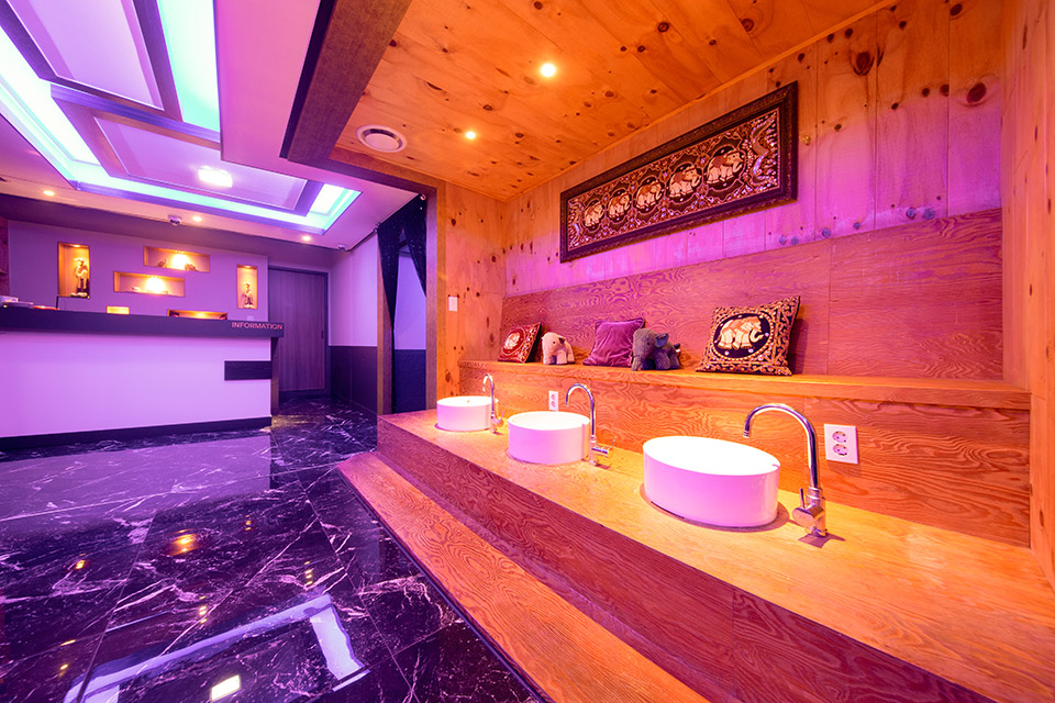 중국마사지 관리 전문 마사지 매장 힐링테라피 내부 공간