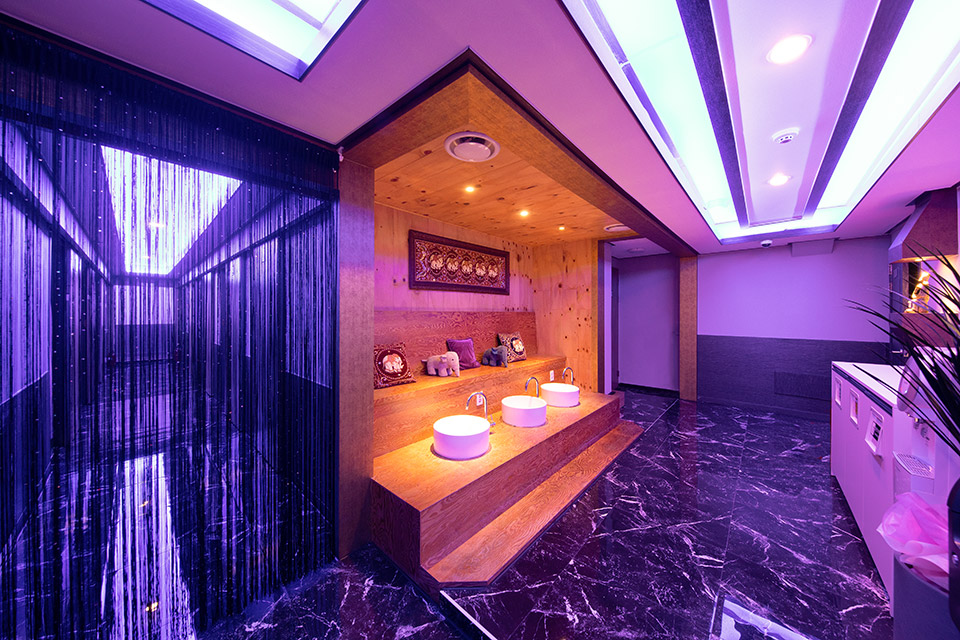 탑동 중국관리사 마사지샵 힐링테라피의 쾌적한 관리실 내부 모습