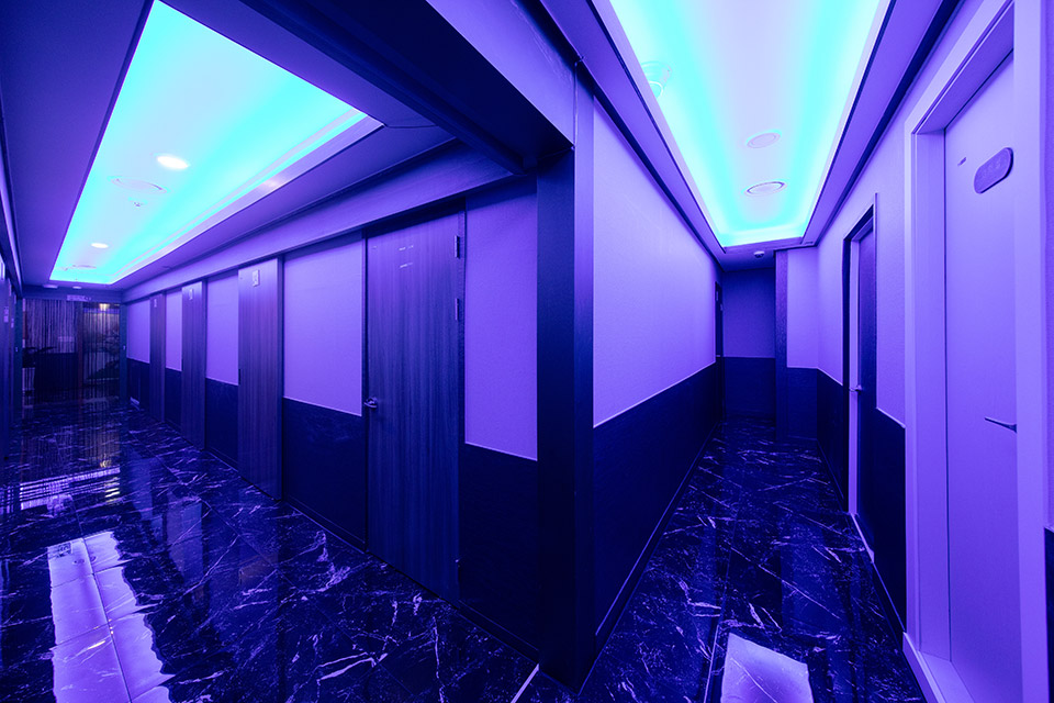 주변 중국마사지 추천 매장 힐링테라피의 전체적인 인테리어 모습