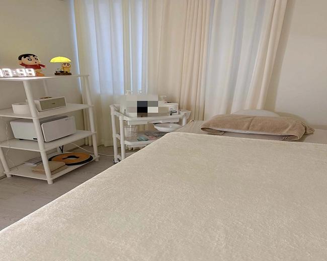 독도리 한국관리사, 태국관리사, 중국관리사 마사지샵 리치타샵2의 쾌적한 관리실 내부 모습