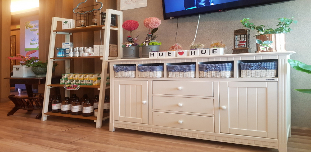 수송동 중국관리사 마사지샵 휴테라피의 쾌적한 관리실 내부 모습