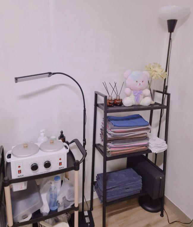 잠실동 1인샵 전문 수아르왁싱앤바디의 깔끔하고 정돈된 내부 전경