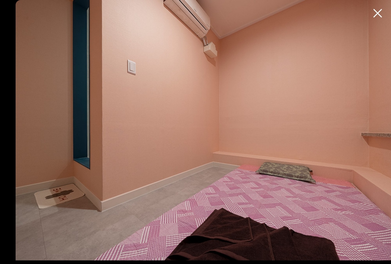 정왕동 베트남관리사 마사지샵 해피테라피의 쾌적한 관리실 내부 모습