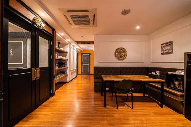 반월당역,중앙로역,대구역,경대병원역,현충로역,칠성시장역 주변 태국마사지 추천 매장 삼덕마사지의 전체적인 인테리어 모습