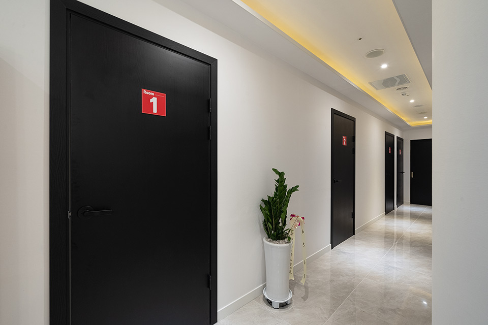 평촌역 주변 스웨디시 추천 매장 오늘마사지의 전체적인 인테리어 모습