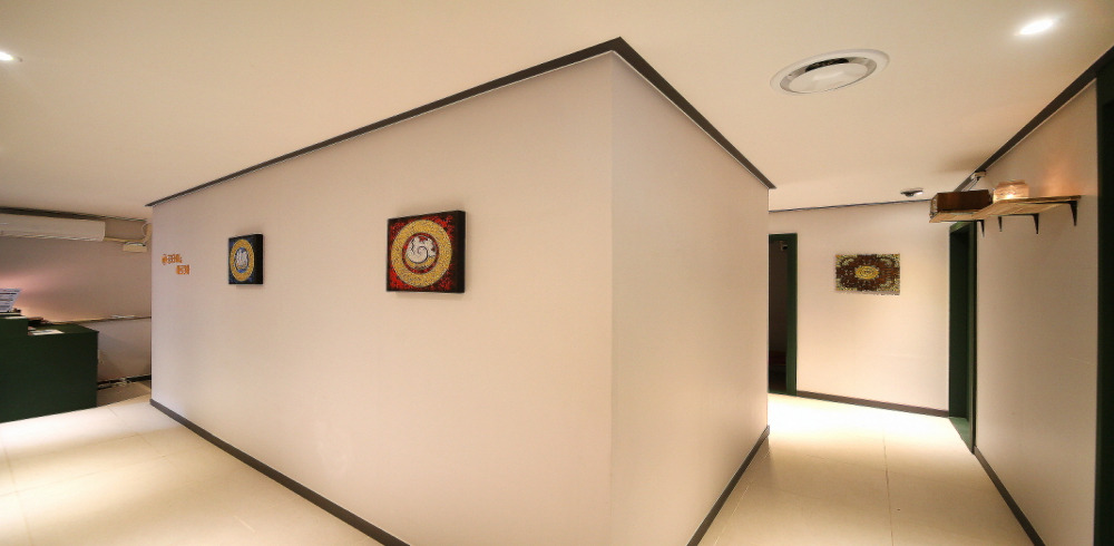 하대동 태국관리사 마사지샵 공타이아로마의 쾌적한 관리실 내부 모습