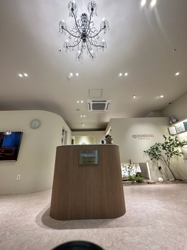 산전/산후 서비스가 제공되는 불당동 퀸덤 매장 내부 사진