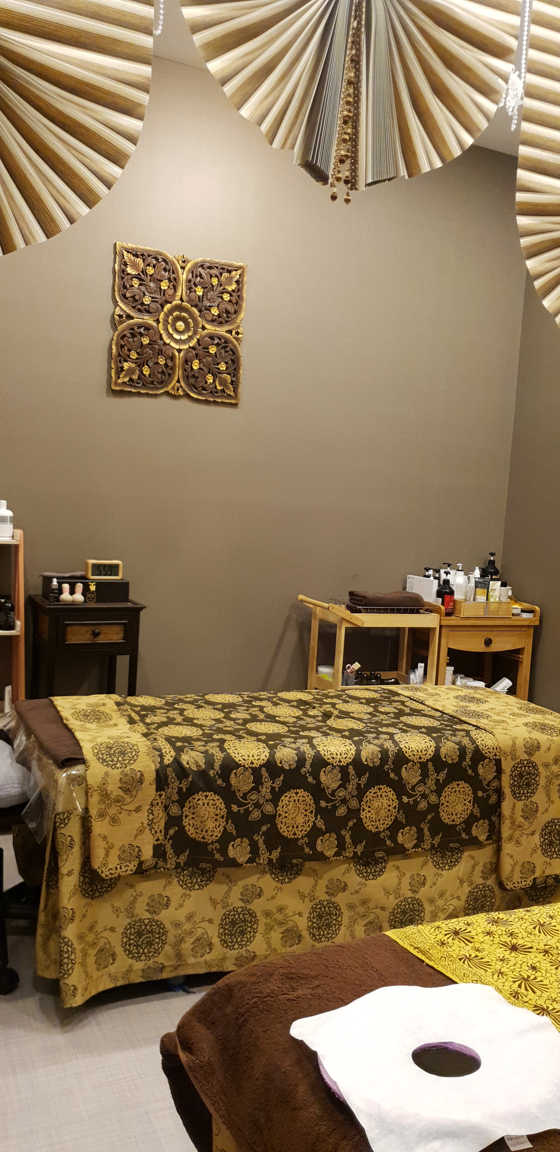 청명역 인근 한국관리사 마사지 전문 벤자롱스파(기흥)의 아늑한 내부 시설 안내