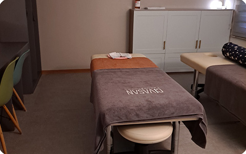 부곡동 산전/산후 전문 에스테틱인의 깔끔하고 정돈된 내부 전경