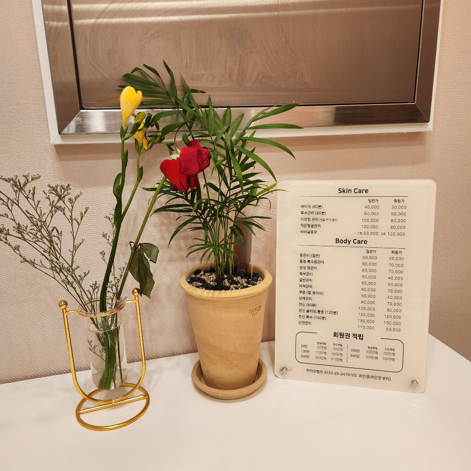 월성동 인근 산전/산후 서비스가 제공되는 최인경뷰티의 전체 시설