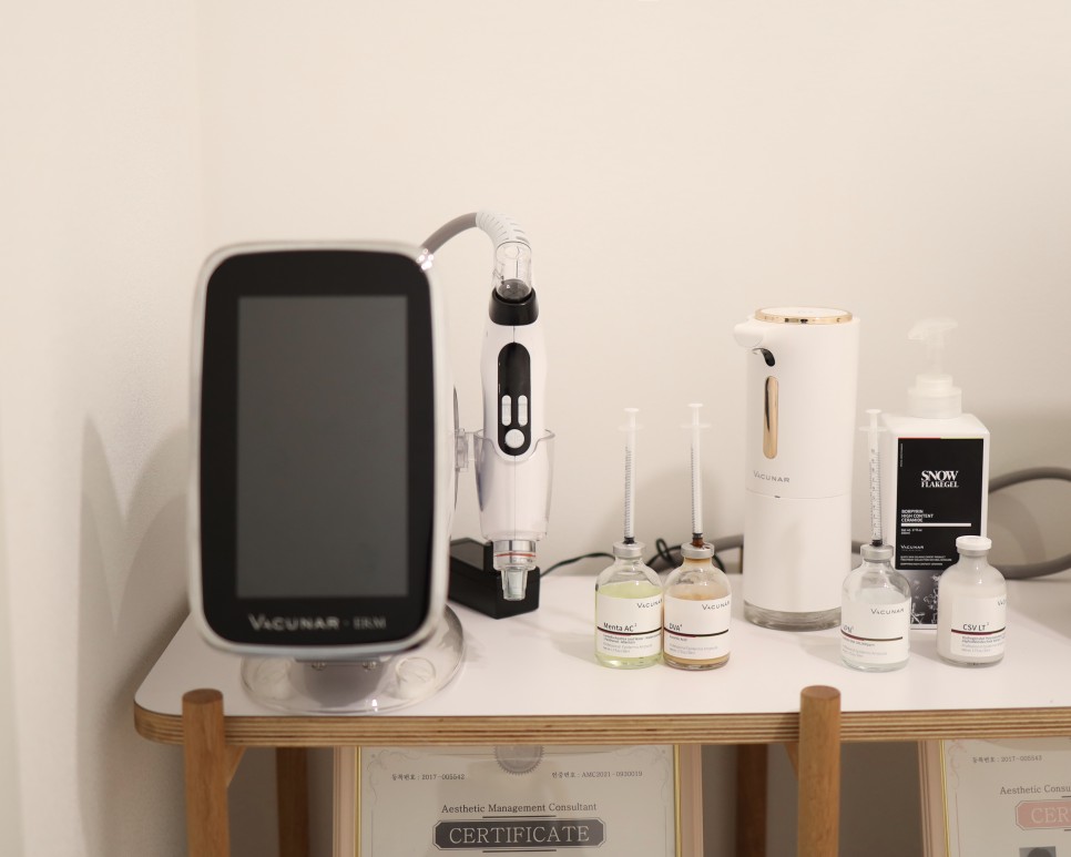 성화동 한국관리사 마사지샵 로움에스테틱의 쾌적한 관리실 내부 모습