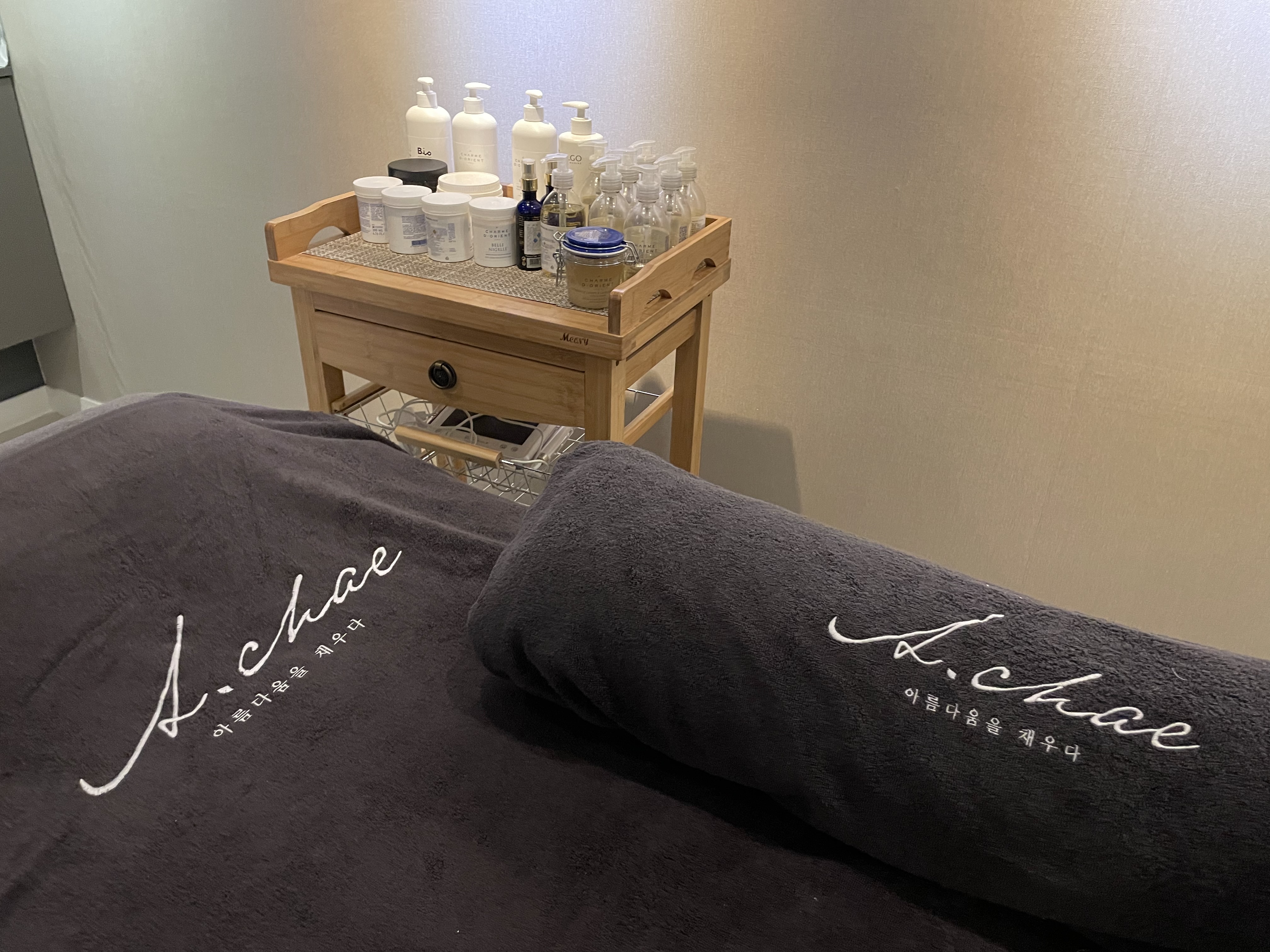 산전/산후 서비스가 제공되는 무전동 아름다움을채우다 매장 내부 사진