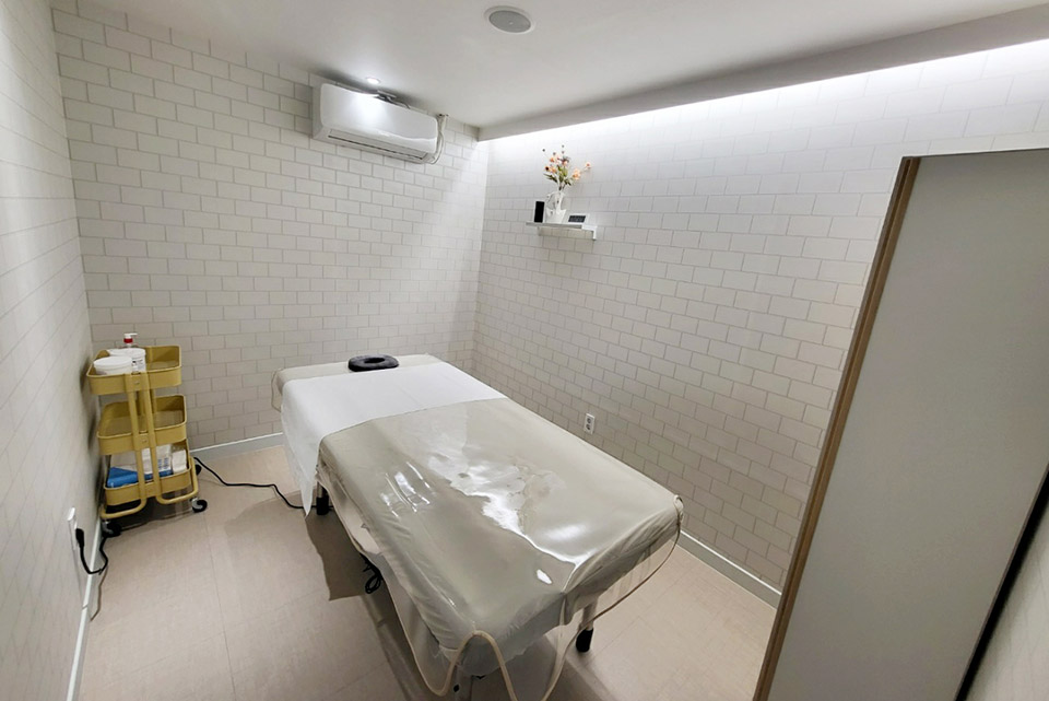 안락역,충렬사역,동래역,낙민역 인근 한국관리사 마사지 전문 제이웰바디케어의 아늑한 내부 시설 안내