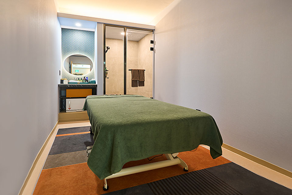 스웨디시 서비스가 제공되는 신사동 블랙로즈스웨디시 매장 내부 사진