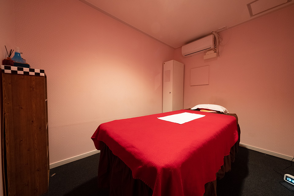 관양동 태국관리사 마사지샵 키티스테라피의 쾌적한 관리실 내부 모습