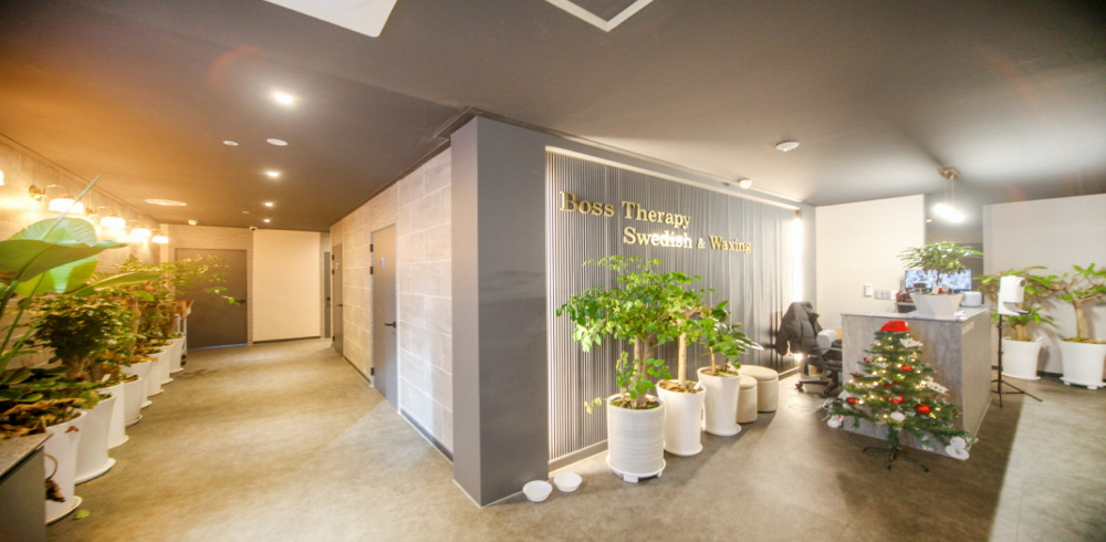 주변 스웨디시 추천 매장 보스테라피 의 전체적인 인테리어 모습