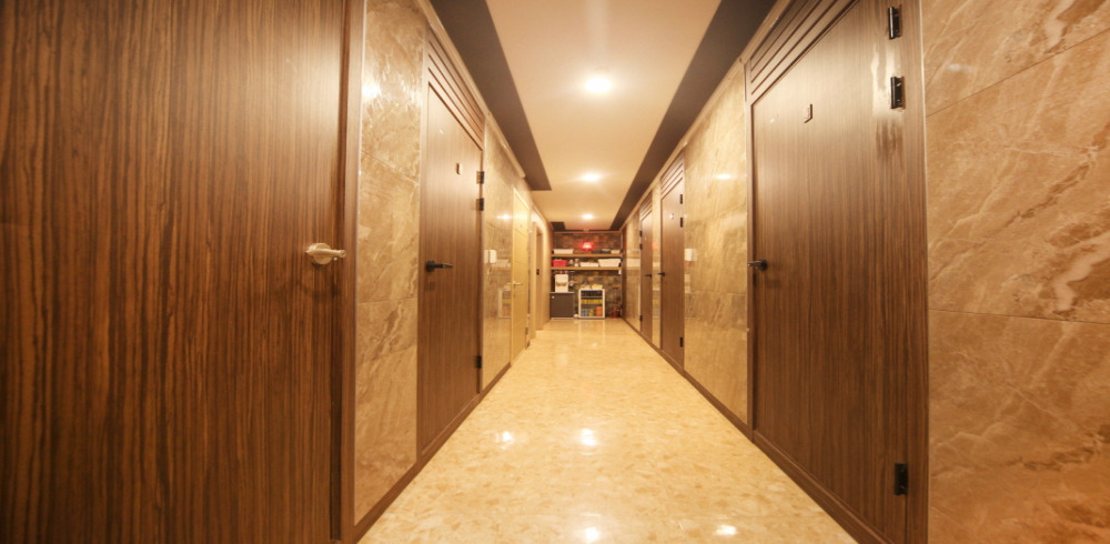 상동역 인근 한국관리사, 중국관리사 마사지 전문 힐링테라피의 아늑한 내부 시설 안내