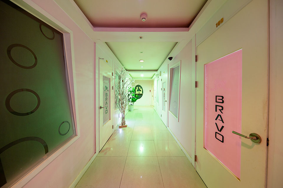 복현동 태국관리사 마사지샵 후24시힐링아로마의 쾌적한 관리실 내부 모습