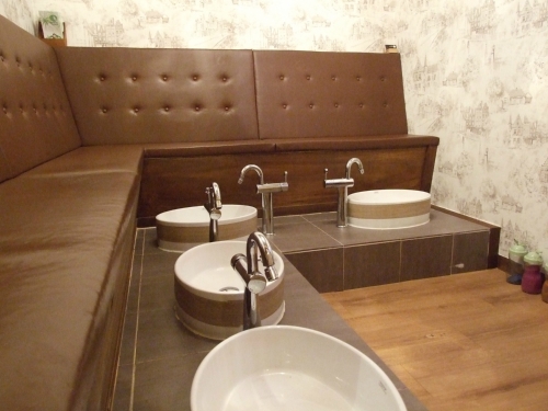 태국마사지 서비스가 제공되는 지곡동 휴테라피 매장 내부 사진