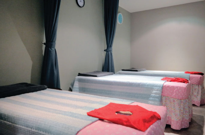 쉴발마사지 - 범어리 남양산역 인근 중국마사지 전문 마사지 매장 전경