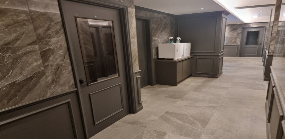 연동 한국관리사, 태국관리사, 중국관리사 마사지샵 어썸아로마의 쾌적한 관리실 내부 모습