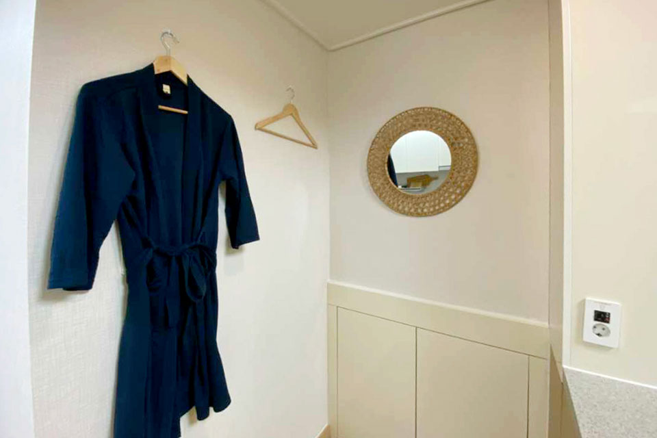 삼산동 태국관리사 마사지샵 에버타이의 쾌적한 관리실 내부 모습