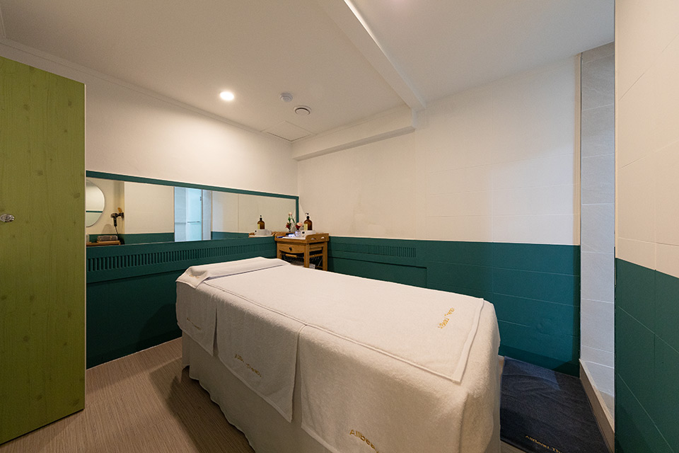 종합운동장역,삼전역,잠실새내역 인근 마사지 잘하는 곳 올뷰테라피 청결하게 관리된 내부 시설