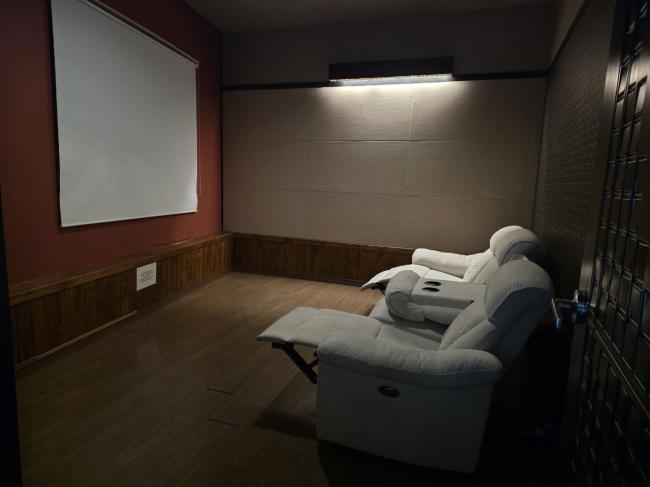 반곡동 태국관리사 마사지샵 해피테라피의 쾌적한 관리실 내부 모습