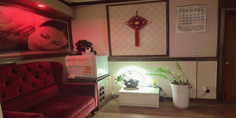 탄방동 중국관리사 마사지샵 넘버원중국마사지의 쾌적한 관리실 내부 모습