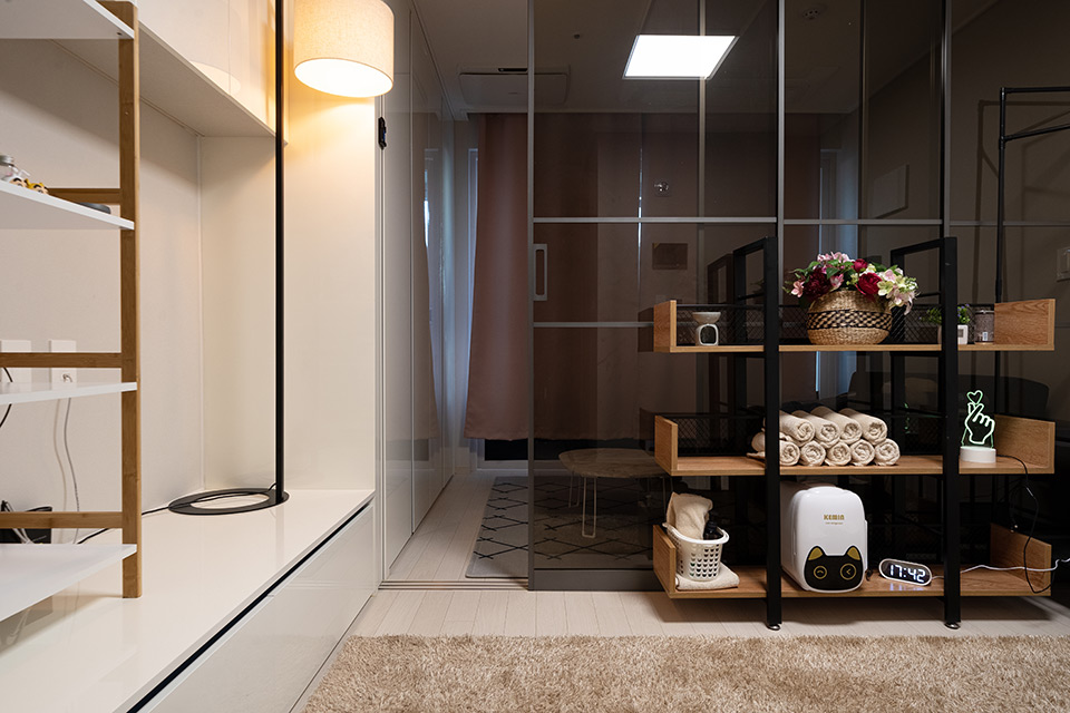 매학리 인근 태국관리사 마사지 전문 골드타이의 아늑한 내부 시설 안내