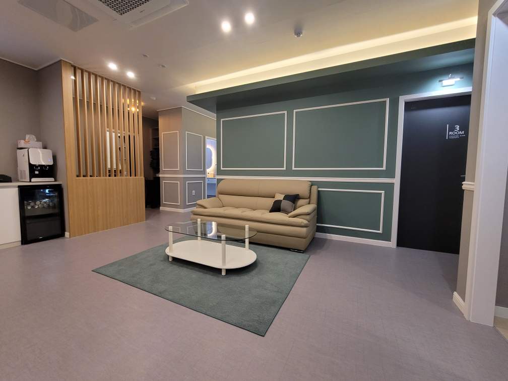 태국마사지 서비스가 제공되는 운서동 청담타이마사지 매장 내부 사진