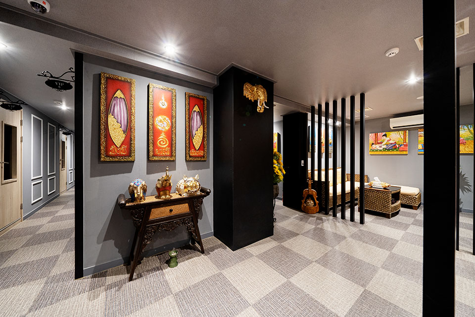 태국마사지 관리 전문 마사지 매장 팜타이 내부 공간