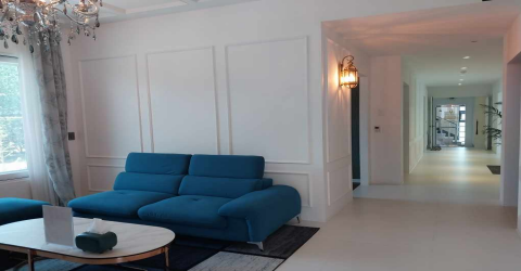 도룡동 인근 한국관리사 마사지 전문 브이테라피의 아늑한 내부 시설 안내