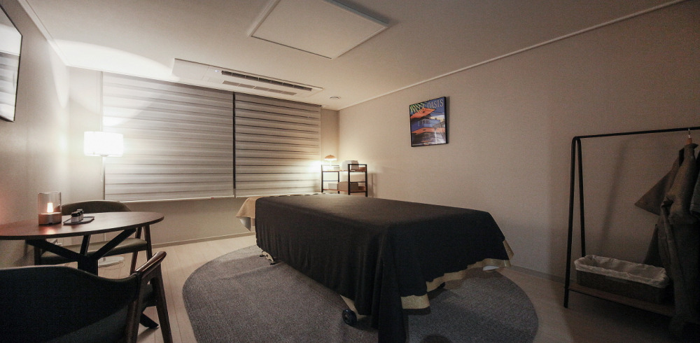 스웨디시 관리 전문 마사지 매장 판도라테라피 내부 공간