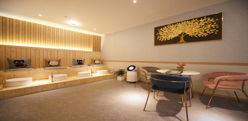 중국마사지 관리 전문 마사지 매장 신약손풋앤바디 내부 공간