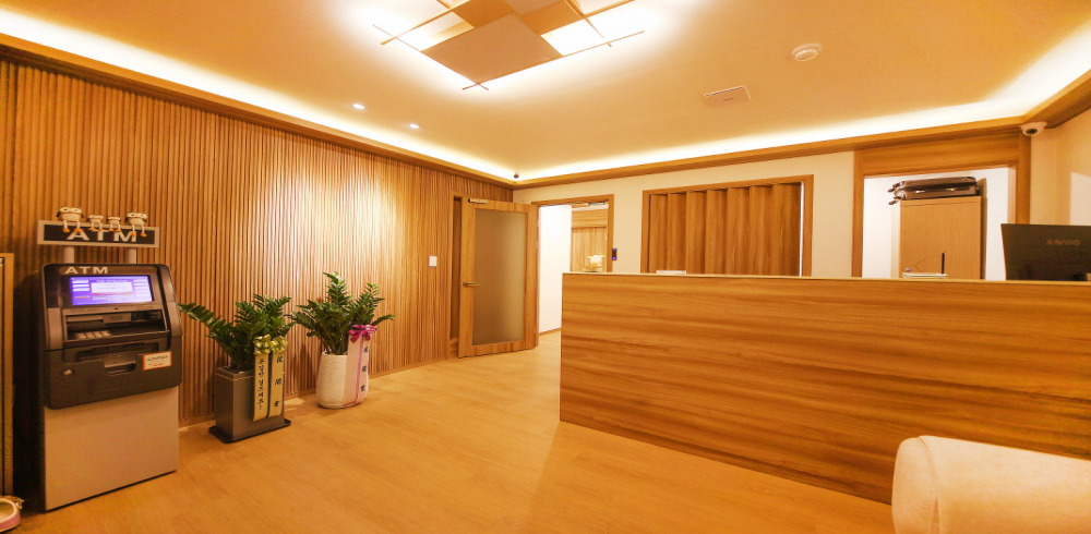 중국마사지 서비스가 제공되는 소하동 다인마사지 매장 내부 사진