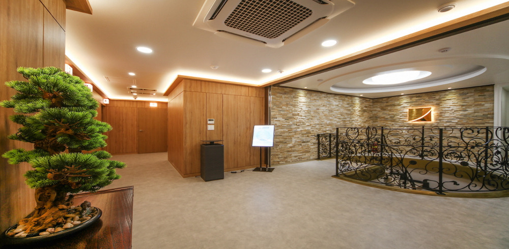 황금역 주변 한국마사지 추천 매장 문스파호텔테라피의 전체적인 인테리어 모습