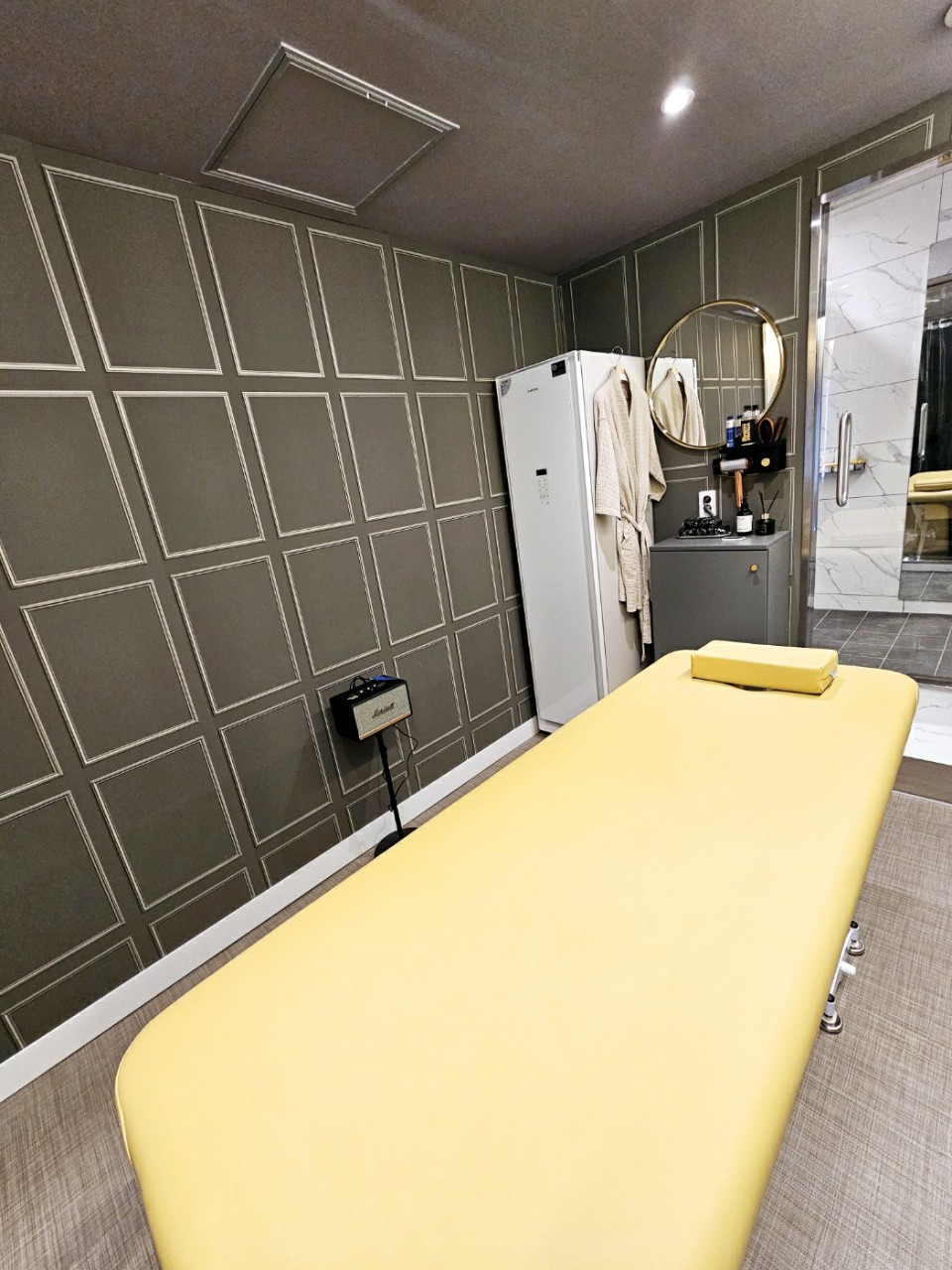 도화동 스웨디시 전문 테라피하라의 아늑하고 프라이빗한 분위기