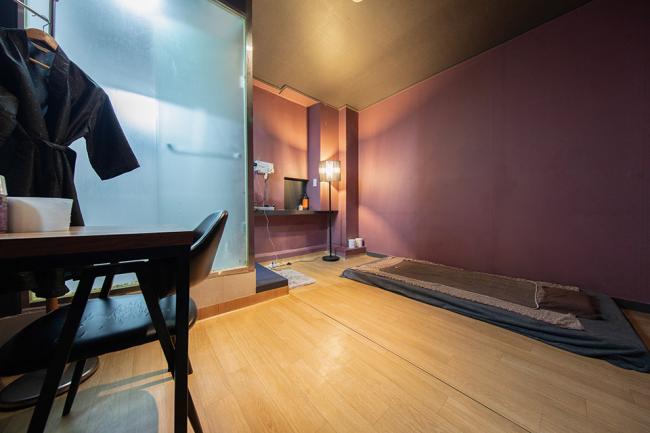 쌍촌동 태국관리사 마사지샵 몽타이의 쾌적한 관리실 내부 모습