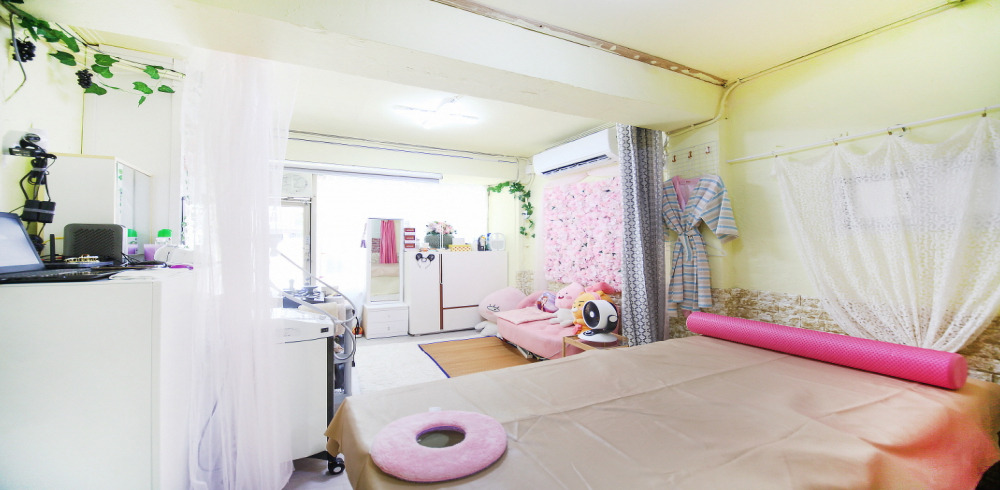 망우동 에스테틱 전문 더쉼피부샵의 아늑하고 프라이빗한 분위기