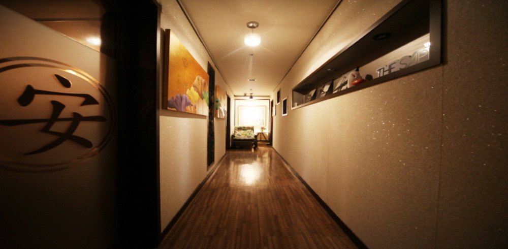 범계역,평촌역 인근 한국관리사 마사지 전문 안테라피의 아늑한 내부 시설 안내