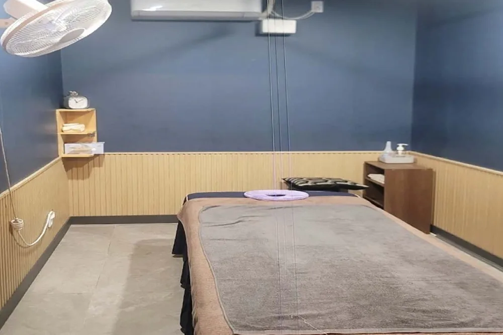 주변 한국마사지 추천 매장 미소테라피의 전체적인 인테리어 모습