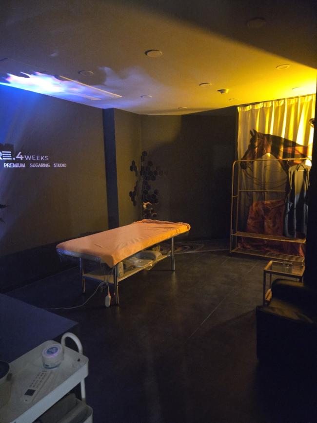 한국마사지 서비스가 제공되는 오산동 더엘테라피 매장 내부 사진