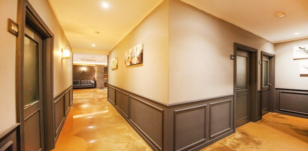 광안동 한국관리사 마사지샵 마사지달인의 쾌적한 관리실 내부 모습