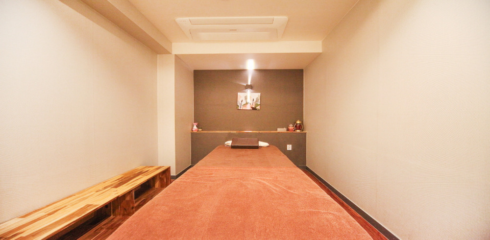 광안동 한국마사지 전문 마사지달인의 깔끔하고 정돈된 내부 전경