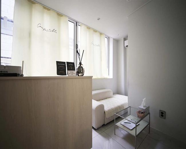 부암역,서면역,부전역,범내골역 주변 한국마사지 추천 매장 뷰왁싱&테라피의 전체적인 인테리어 모습