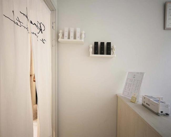 부전동 한국관리사 마사지샵 뷰왁싱&테라피의 쾌적한 관리실 내부 모습