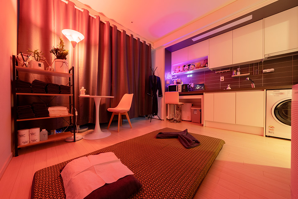 매학리 태국마사지 전문 윈타이의 아늑하고 프라이빗한 분위기